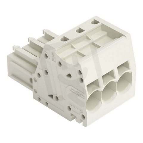 Pružinová svorka Push-in CAGE CLAMP 10mm2 světle šedá 3pól. WAGO 831-3103