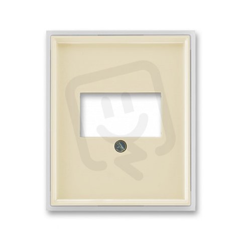 Kryt zásuvky komunikační aUSB 5014E-A00040 21 slonová kost/led. bílá Element ABB