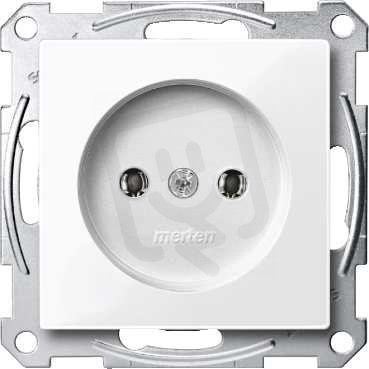 Merten Zásuvka bez zemnícího kontaktu 250V SystemM active SCHNEIDER MTN2001-0325