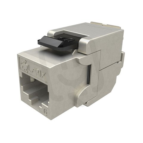 Keystone CAT6 STP RJ45 černý samořezný SOLARIX 25286802