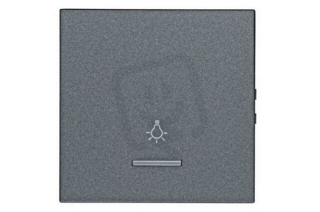 Kryt spínačů a ovladačů s průhledem, symbol světlo, antracit SCHRACK EV112009--