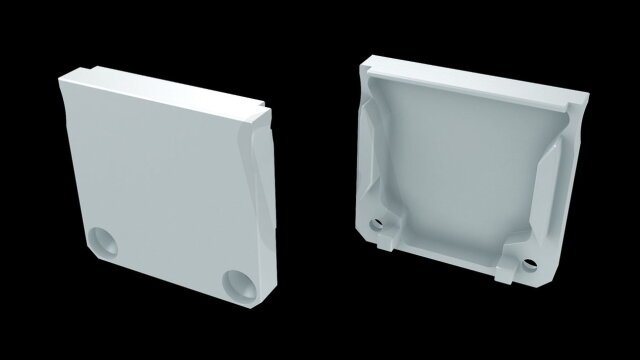 Koncovka profilu EC-PROFIL DILEDA WHITE ALU (12-0191-11) GREENLUX GXLP2414
