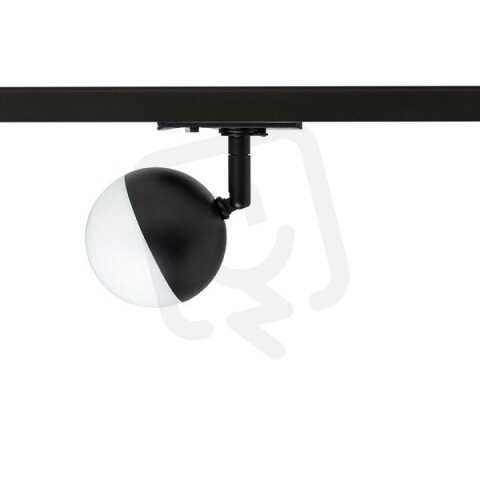 LYRA pro jednookr. lištu černá mléčný akryl 230V LED 5W 3000K RENDL R14427
