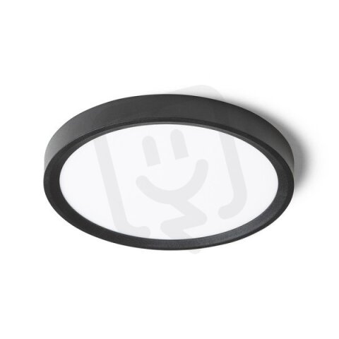 LANA 23 přisazená černá plast 230V LED 18W  3000K 4000K 6000K RENDL R14303