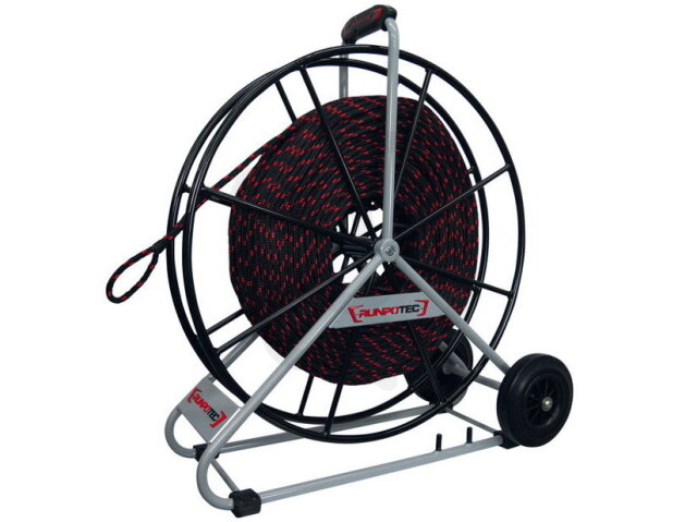 Lano RUNPOTEC 10168 prům. 10mm, 200m, včetně navíjecího stojanu, polyester