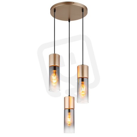 Závěsné svítidlo ANNIKA cappuccino 3xE27 25W GLOBO 21000-3HCA