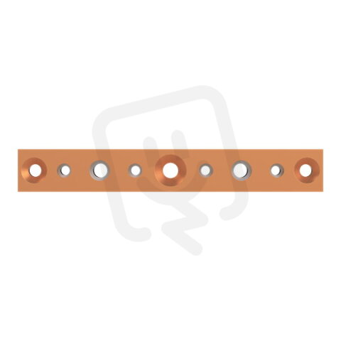 ZX1220- Měděná přípojnice délky 215mm, 3