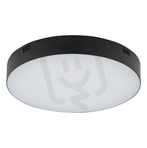 LID round LED 50W black 3000K