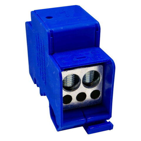 Distribuční blok DTB 120/2x50+3x16 modrý ELEKTRO BEČOV UB12050.12