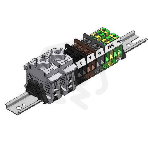 Stožárová výzbroj SV - A - 9.10.4/2 (dva nosiče pojistek) ELEKTRO BEČOV H421318