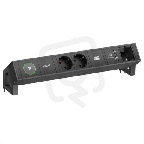 Bachman 902.801 DESK2 1xiotspot 2xCEE7 / 3 1xUSB Charger