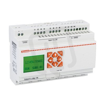 Lovato LRD20RD012 Programovatelné logické relé 12I/8O 12VDC