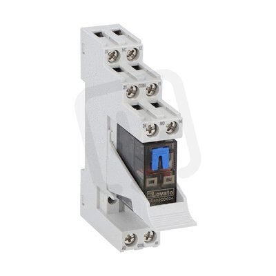 Relé 2SC 8A 24VDC + LED + patice