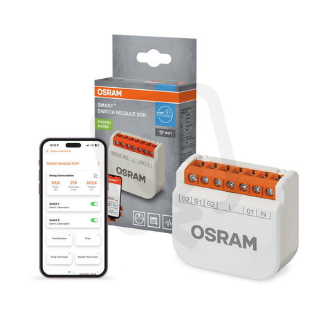 SMART+ WIFI Switch Module 2 Channel OSRAM 4058075849969