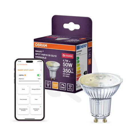SMARTZBPAR16 4,7W220-240VDIMGU10FS1OSRAM