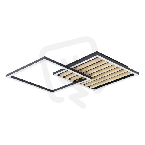 DL LED SCHWARZ/HOLZ L485 CEMBRANO