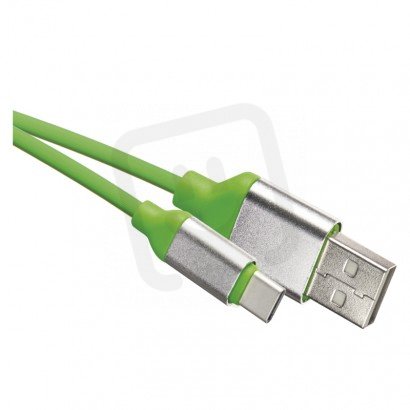 Kabel USB 2.0 A/M-C/M 1M zelený Emos SM7025G