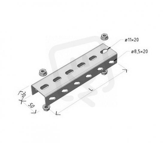 Arkys ARD-34530108 Podpěra žlabu LINEAR PL 300 ''SZ''