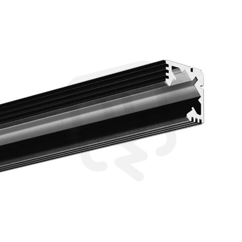 LED hliníkový profil KLUŚ 45-ALU černá 2m /B4023K7_2m/ ALUMIA A04023A07_2