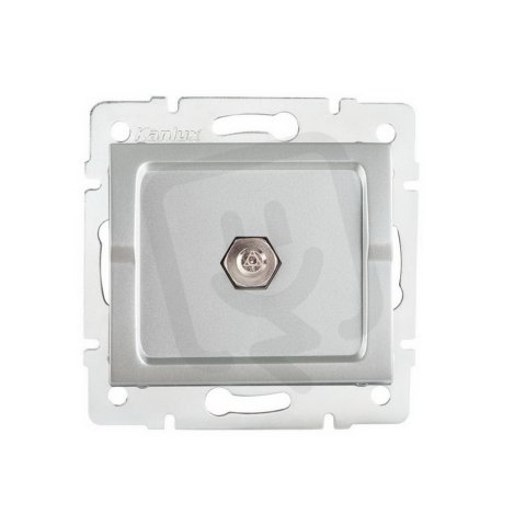 Ekvipotenciální zásuvka LOGI 25234 Kanlux stříbrná