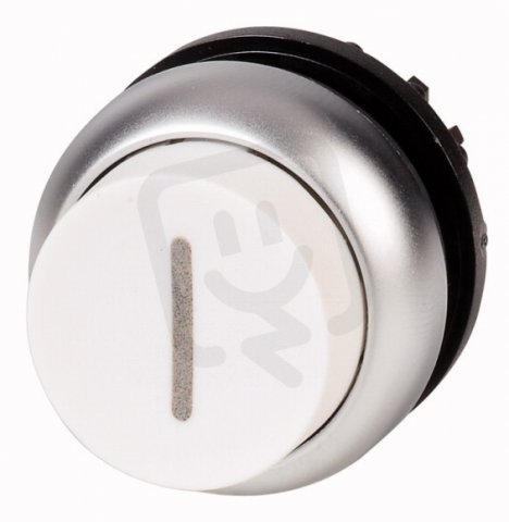 Eaton M22-DH-W-X1 Ovládací hlavice, zvýšené tlačítko, bez aret, titan, bílá I