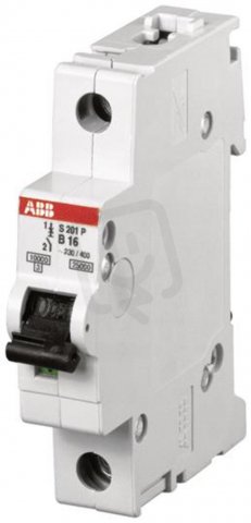 S201P-B32 Jistič 32A char.B 1P 15-25kA (230/400V) AC ABB 2CDS281001R0325