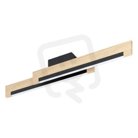 Stropní svítidlo CAMACHO LED černá/dub 20W IP20 EGLO 99292