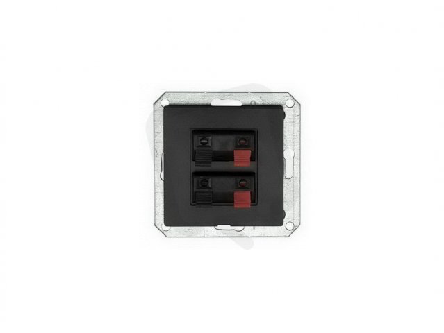 Zásuvka audio dvojitá PREMIUM 2 AU M-N GREENLUX GXKP553