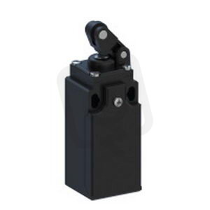 Koncový spínač PG11 s pákou a kladkou a prachotěsnou manžetou 1NO+1NC mžikový