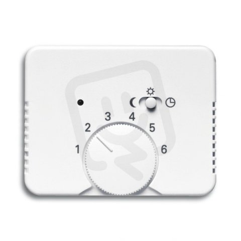 ABB Alpha Exclusive 1710-0-3561 Kryt termostatu prostorového,s otočným ovládáním