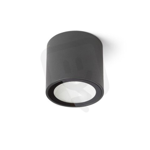 SENZA R stropní antracitová čiré sklo 230V LED 6W IP54 3000K RENDL R13623
