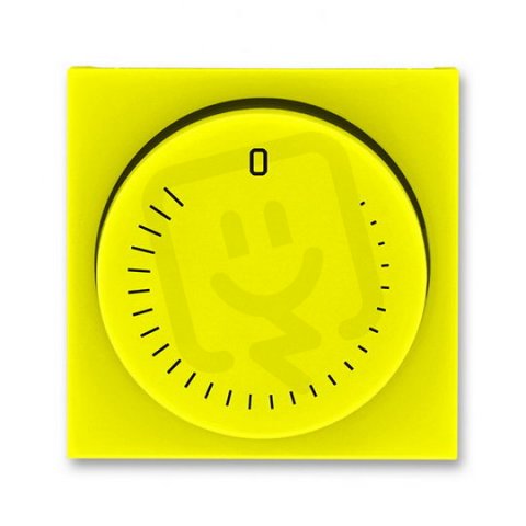 Kryt regulátoru otáček s maticí 3294H-A00130 64 žlutá/kouřová černá Levit ABB