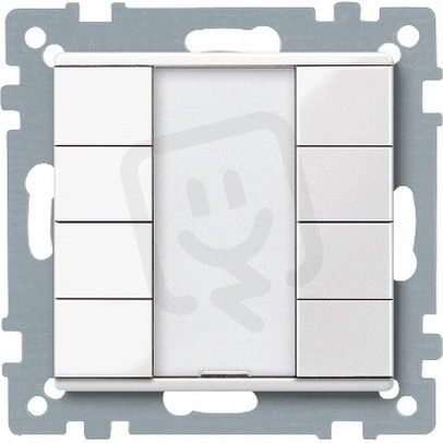 KNX tlač. panel 4-násobný plus, Polar, System M SCHNEIDER MTN617419