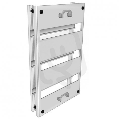 Rošt 3.x.2 3x17 modulů s krytem IP20