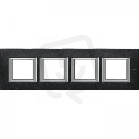 Legrand HA4802M4HRLV BTAX Rámeček2+2+2+2 HOR. BŘIDLICE