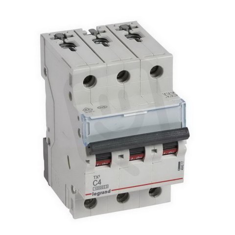TX3 JISTIČ, 3 PÓLOVÝ, CHAR. C, 4A 10000A LEGRAND 404217