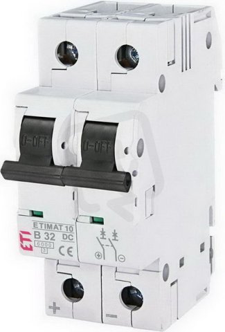 Jistič ETIMAT 10-DC 2p B32 6kA ETI 002128719