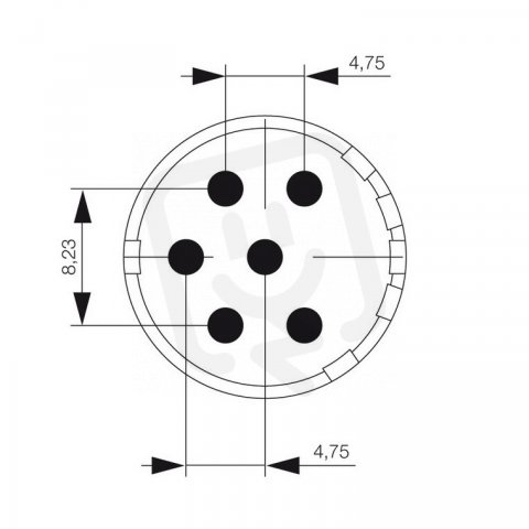 kontakt SAI-M23-SE-6-F WEIDMÜLLER 1224000000