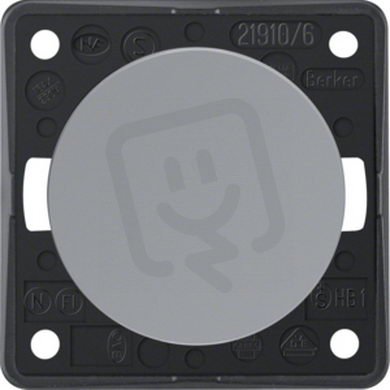 Kolébkový vypínač, řazení 6, 16 AX, 250VAC, Integro Flow/Pure, šedá, lesk