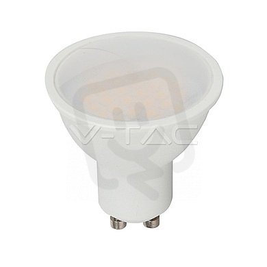 LED Spotlight SAMSUNG CHIP GU10 10W Milky Cover Plastic 3000K , VT-271 SKU878