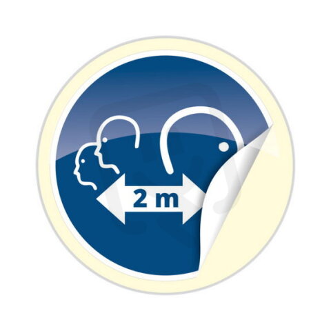 Příkazová nálepka DODRŽUJ ODSTUP! CIMCO 182824