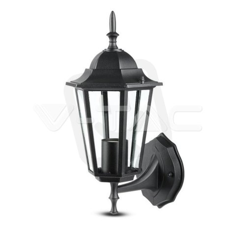 Garden Wall Lamp E27 Matt Black Up,  VT-