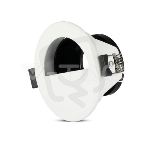 GU10 Fitting Half Circle White + Black,