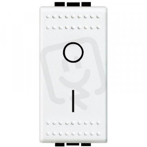 BTICINO LIVINGLIGHT SPÍNAČ Č.2 1MODULOVÝ BÍLÁ N4002N