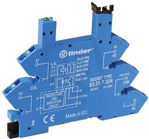 Patice, DIN, 34, 1P, 240V AC, BO, OZP, BS FINDER 93.51.3.240
