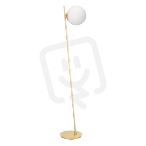 Stojací svítidlo RONDO 4 SE27 kartáčovaná mosaz/opál-matná 1X40W EGLO 900869