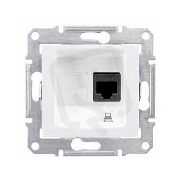 Sedna Zásuvka datová 1xRJ45 kat.6 STP, Polar SCHNEIDER SDN4900121