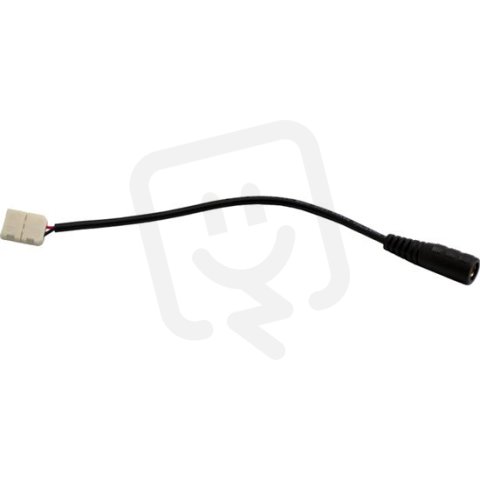 Napájecí konektor pro LED pásy 5,5mm zdířka 10mm zacvakávací konektor 1ks sáček