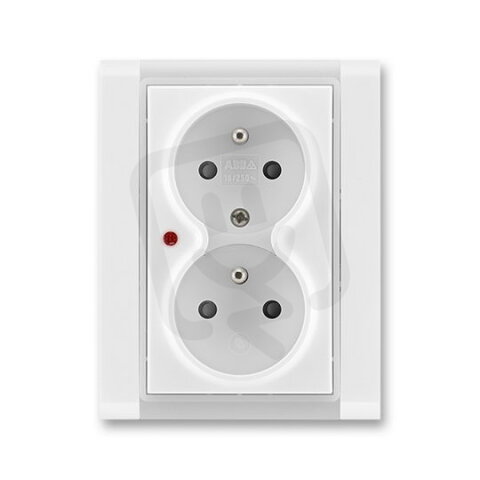 ABB 5592F-C02359 01 Zásuvka dvojnásobná, s ochranou před přepětím