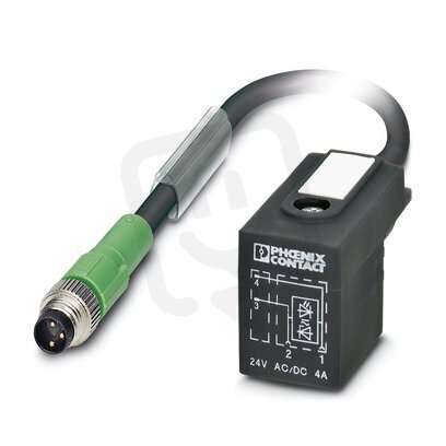 SAC-2P-M8MS/9,0-PUR/BI-1L-Z180 Kabel senzoru/aktoru 1280708